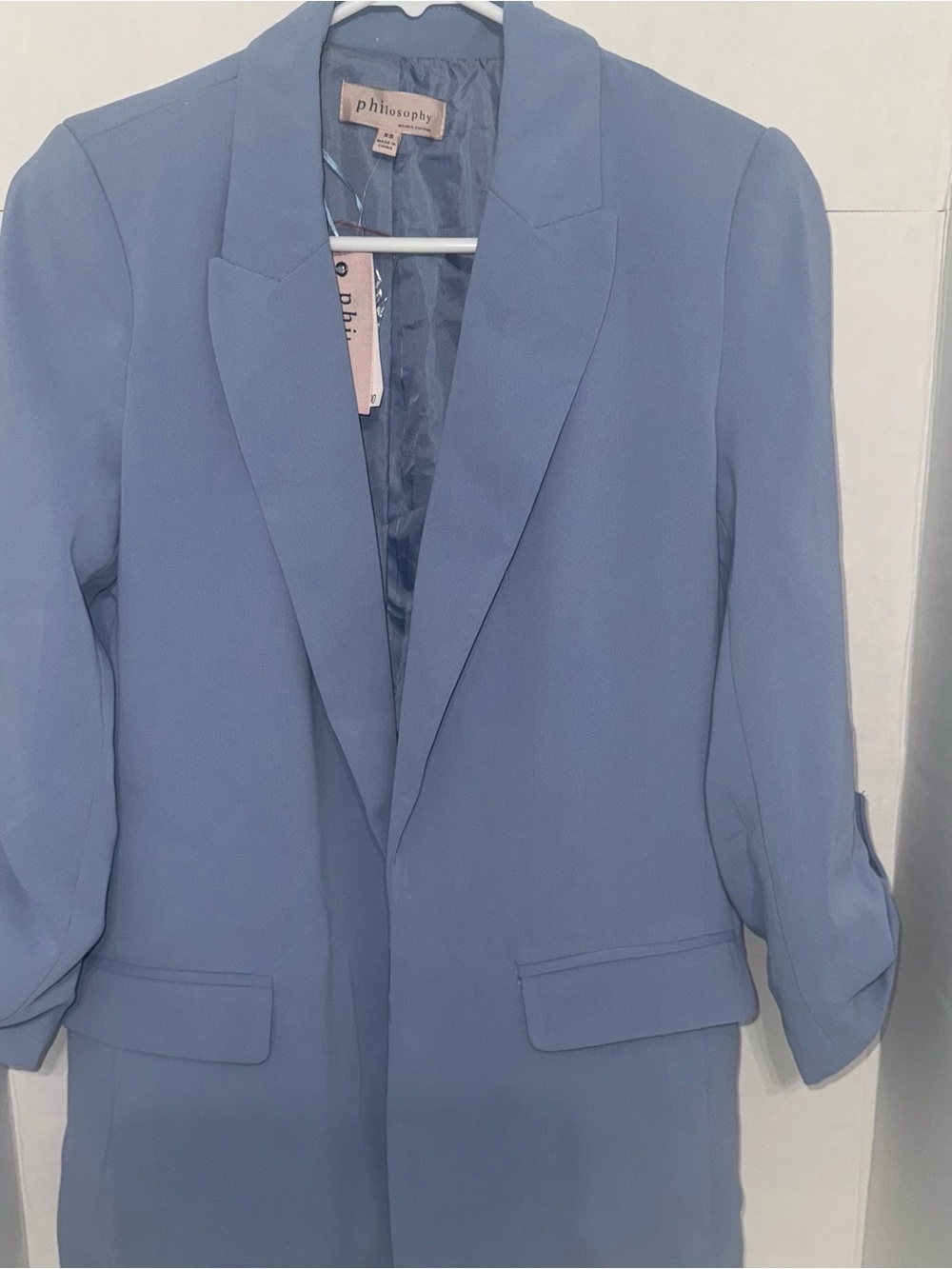 Women’s Philosophy.Light Blue Blazer